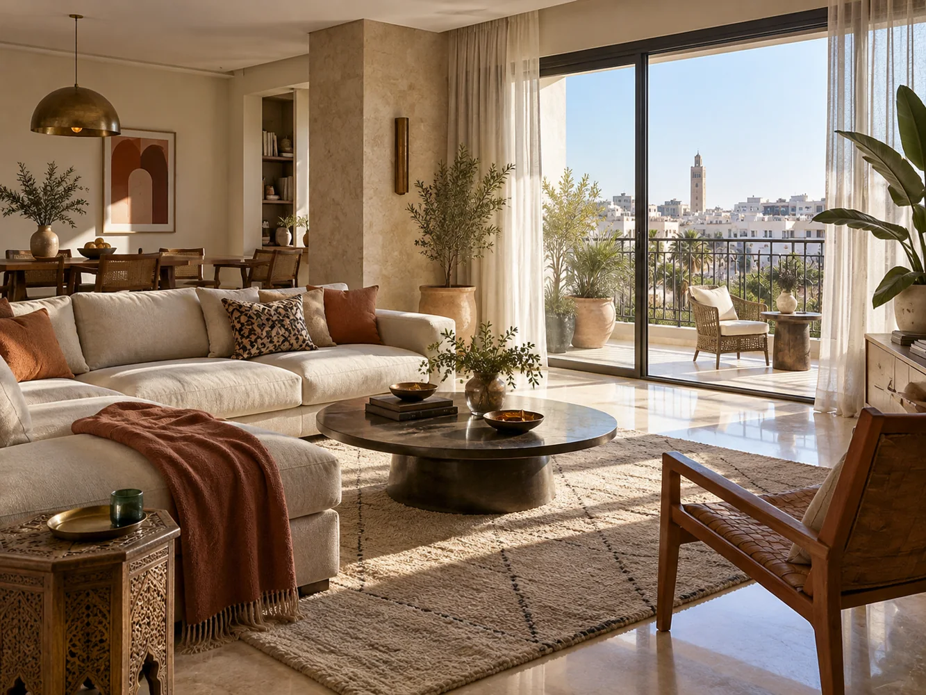Appartement contemporain au Maroc